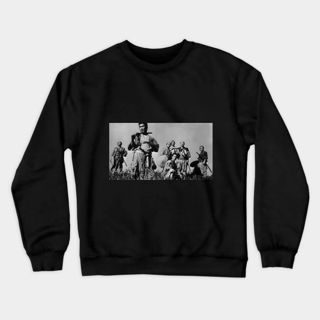 Seven Samurai Akira Kurosawa Crewneck Sweatshirt by MiljanaVuckovic